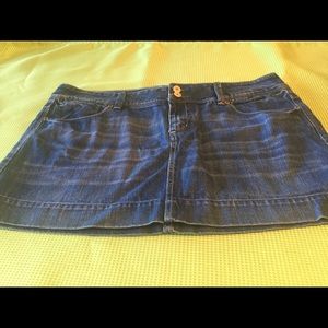American Eagle Jean Mini Skirt
